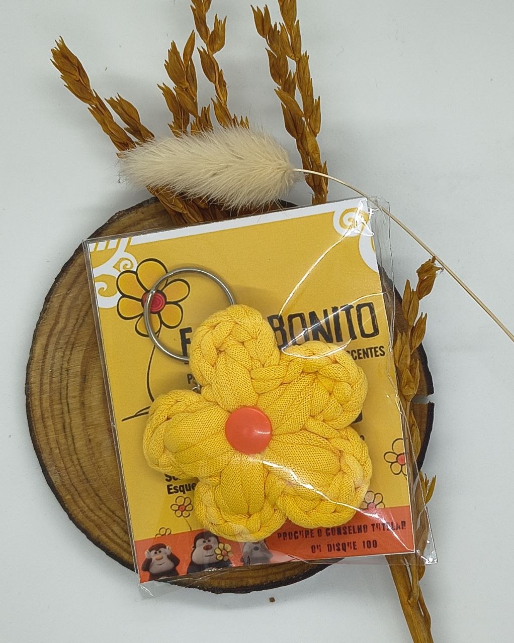 Chaveiro Flor - lembranças afetivas