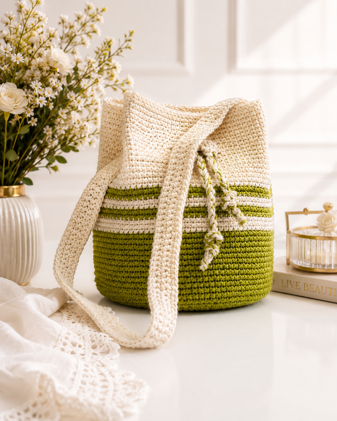 Bolsa em croche