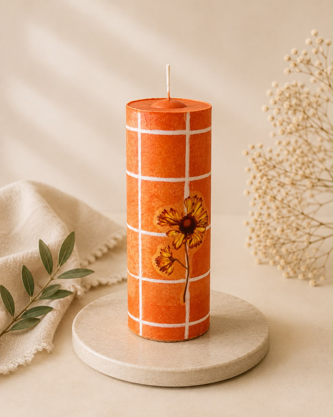 Vela Decorativa Neutra