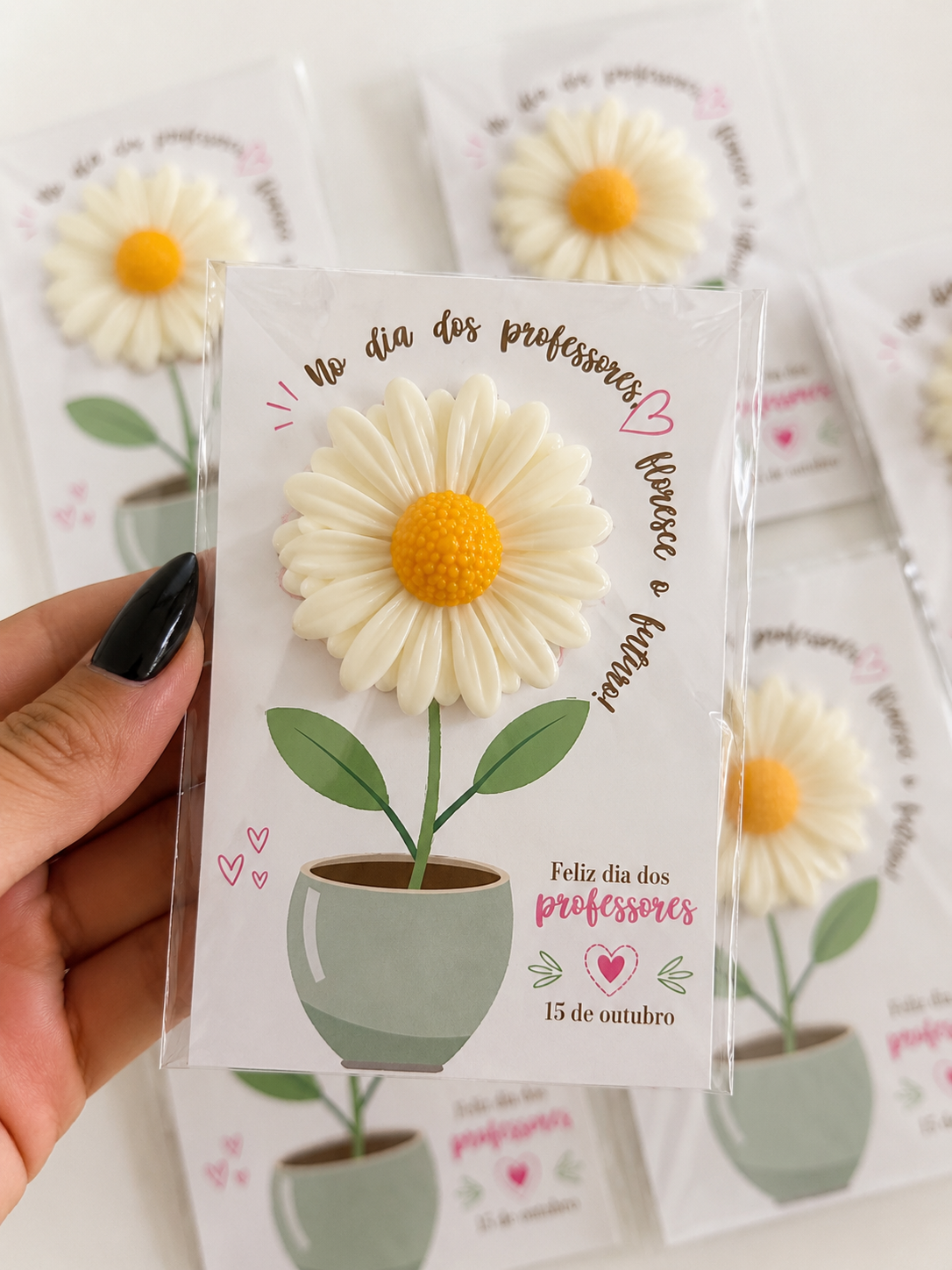 Cartões para Velas e sabonetes artesanais 10x8cm